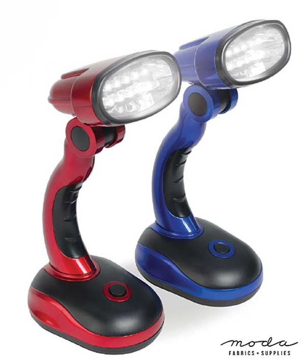 Set of Two LED Cordless Desk Lamps