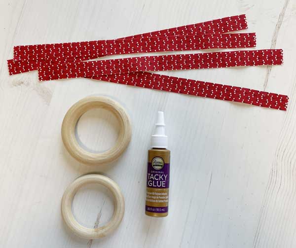 CT Make & Take Sweetwater Ring Garland Supplies